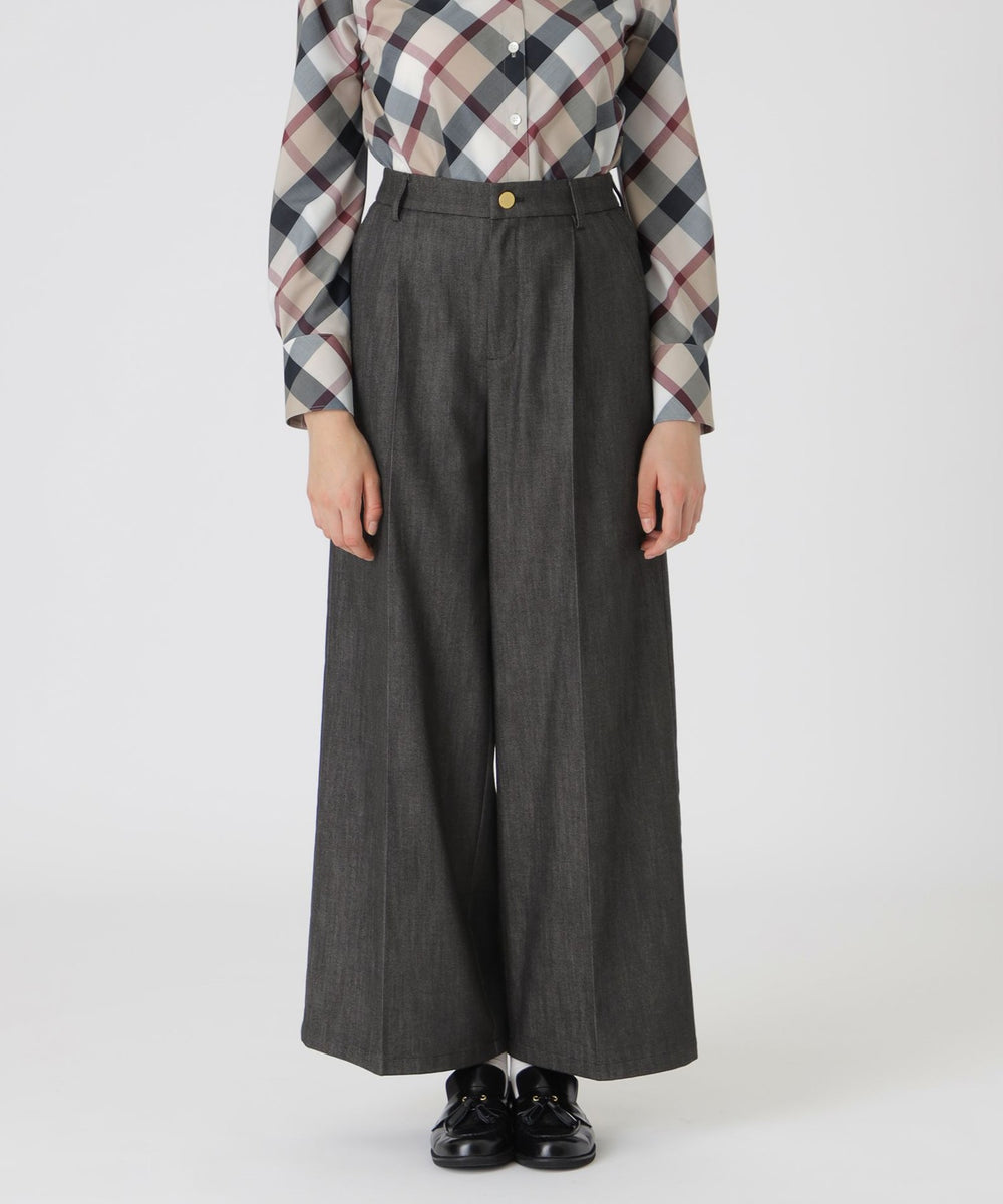 ハイウエストワイドパンツ（パンツ）｜BLUE LABEL CRESTBRIDGE(ブルー