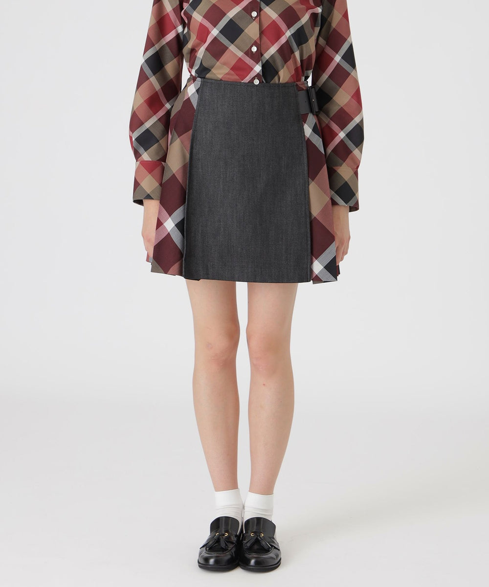 サイドチェックミニスカート（スカート）｜BLUE LABEL CRESTBRIDGE
