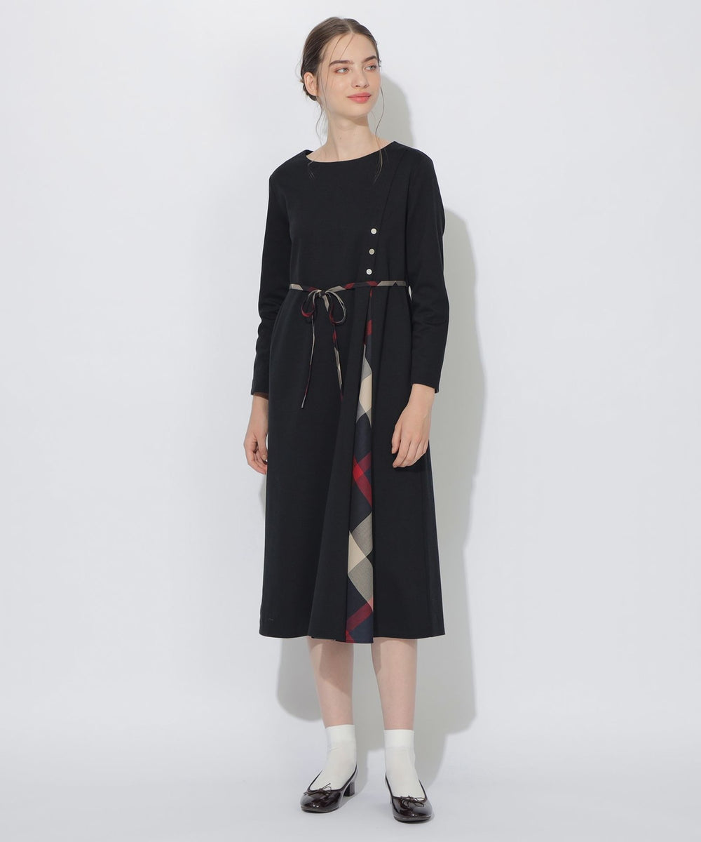 アシンメトリーチェック切替Meワンピース（ドレス）｜CB CRESTBRIDGE