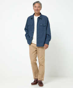 メンズ ダブルポケット付き シャツジャケット通販 [1601-55100