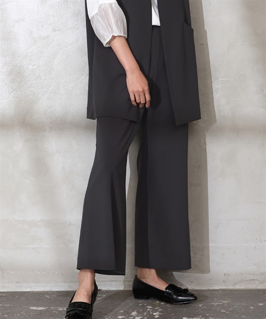 セットアップ対応】ジョーゼットワイドパンツ A/C DESIGN BY ALPHA