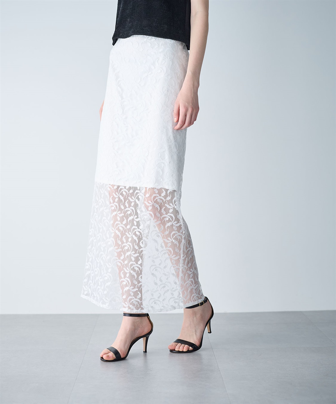 リリーレースタイトスカート N.O.R.C｜クロスプラス公式通販サイト