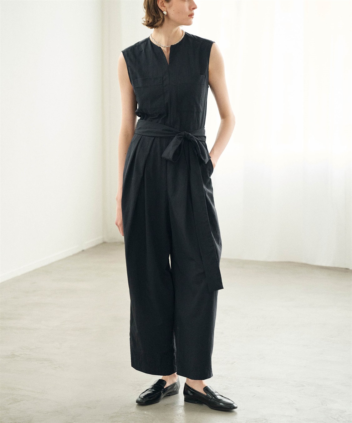 撥水キーネックオールインワン【NYLON WATER PROOF】 N.O.R.C｜クロス