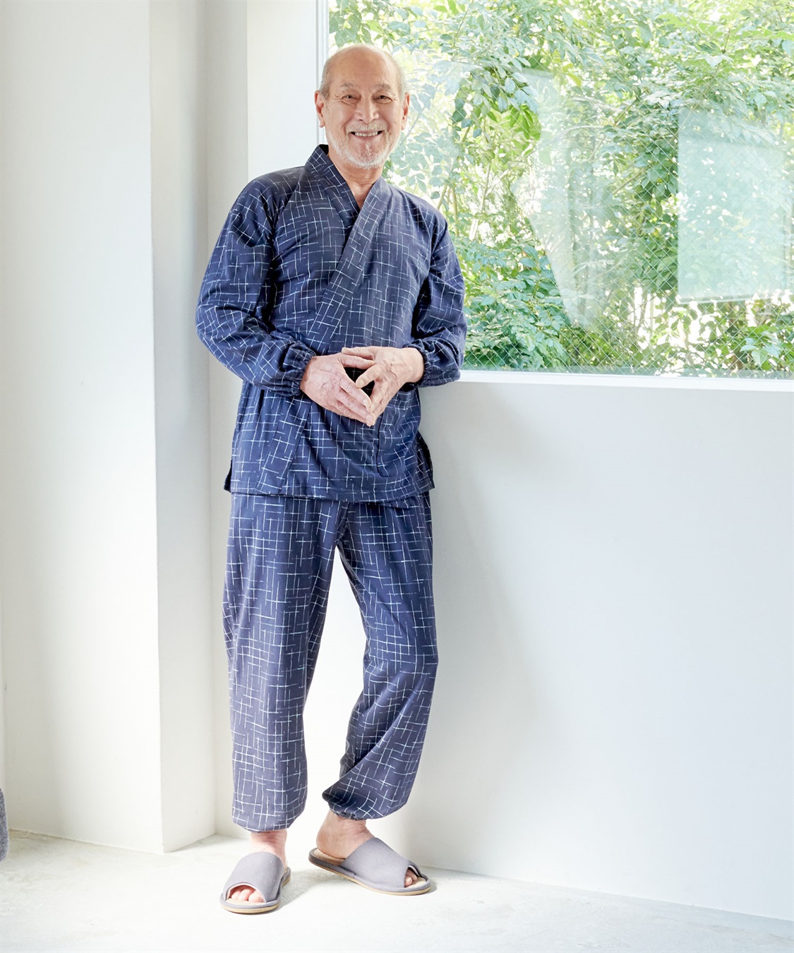 ココロcolor】甚兵衛介護パジャマ Life Style by cross marche｜クロス