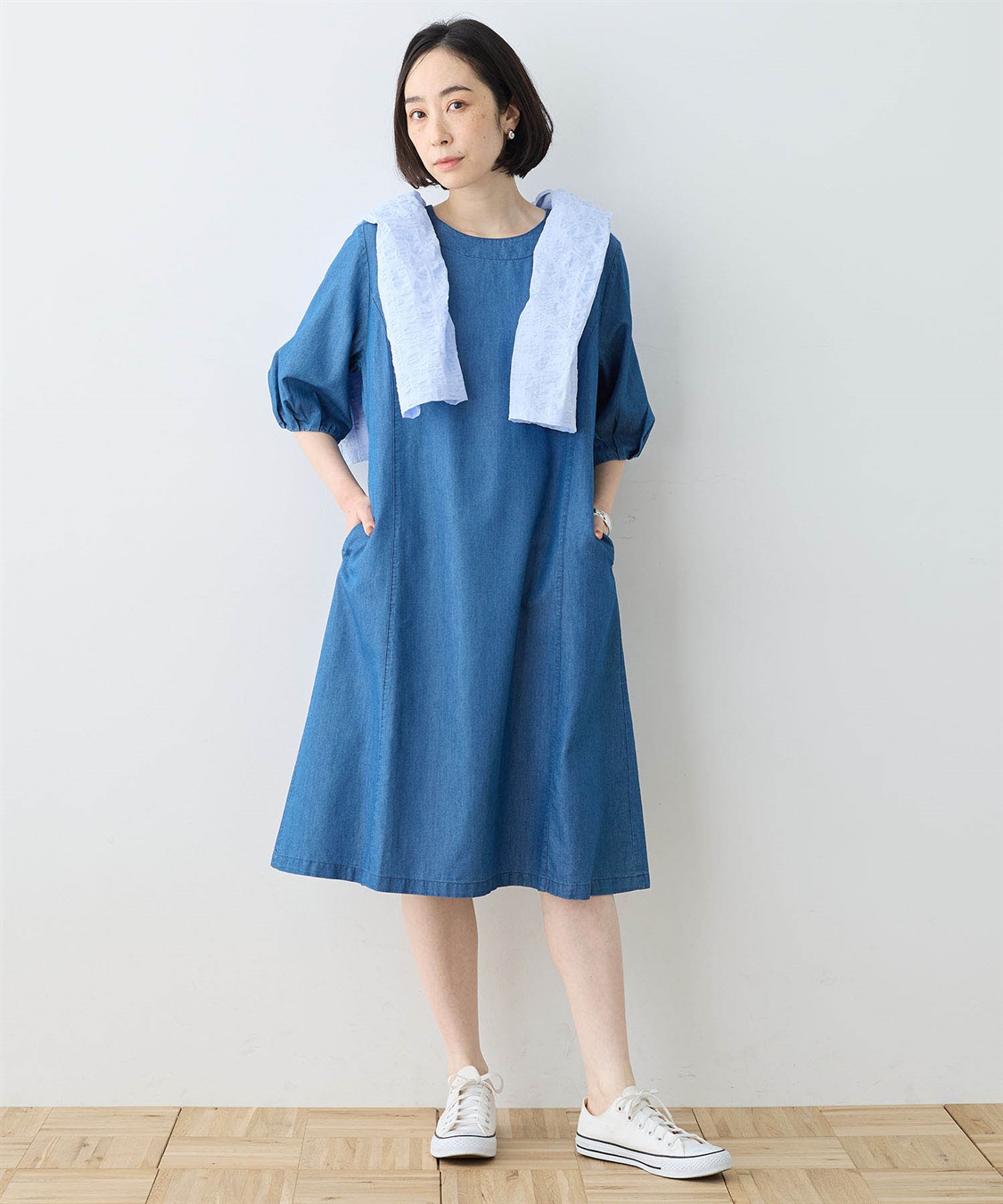 デニムワンピース DECOY｜クロスプラス公式通販サイト