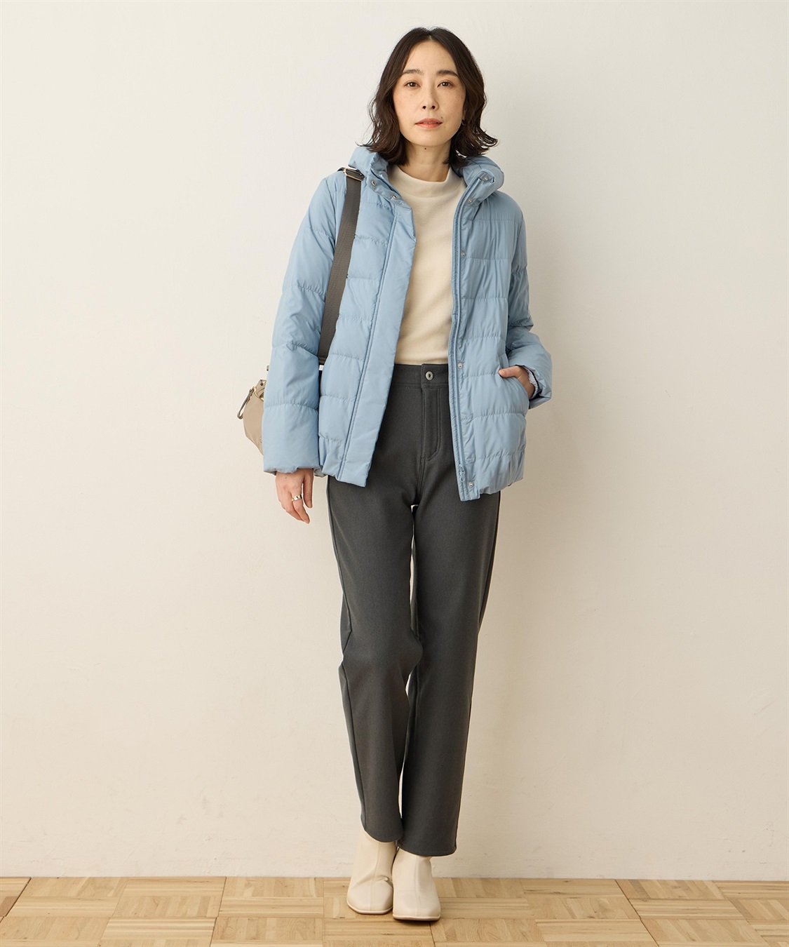 ショートダウンコート【はっ水・ハンドウォッシャブル】 DECOY｜クロス