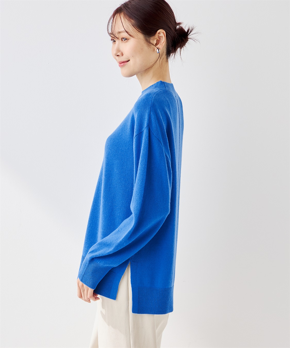 ウールカシミヤニットプルオーバー Petit Honfleur｜クロスプラス公式