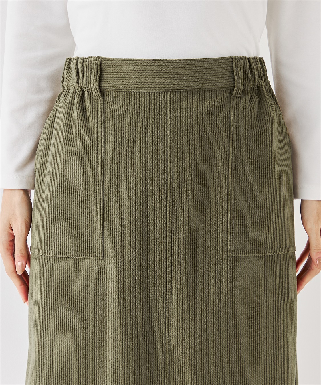 rough & swell コーデュロイスカート M rough & swell コーデュロイ