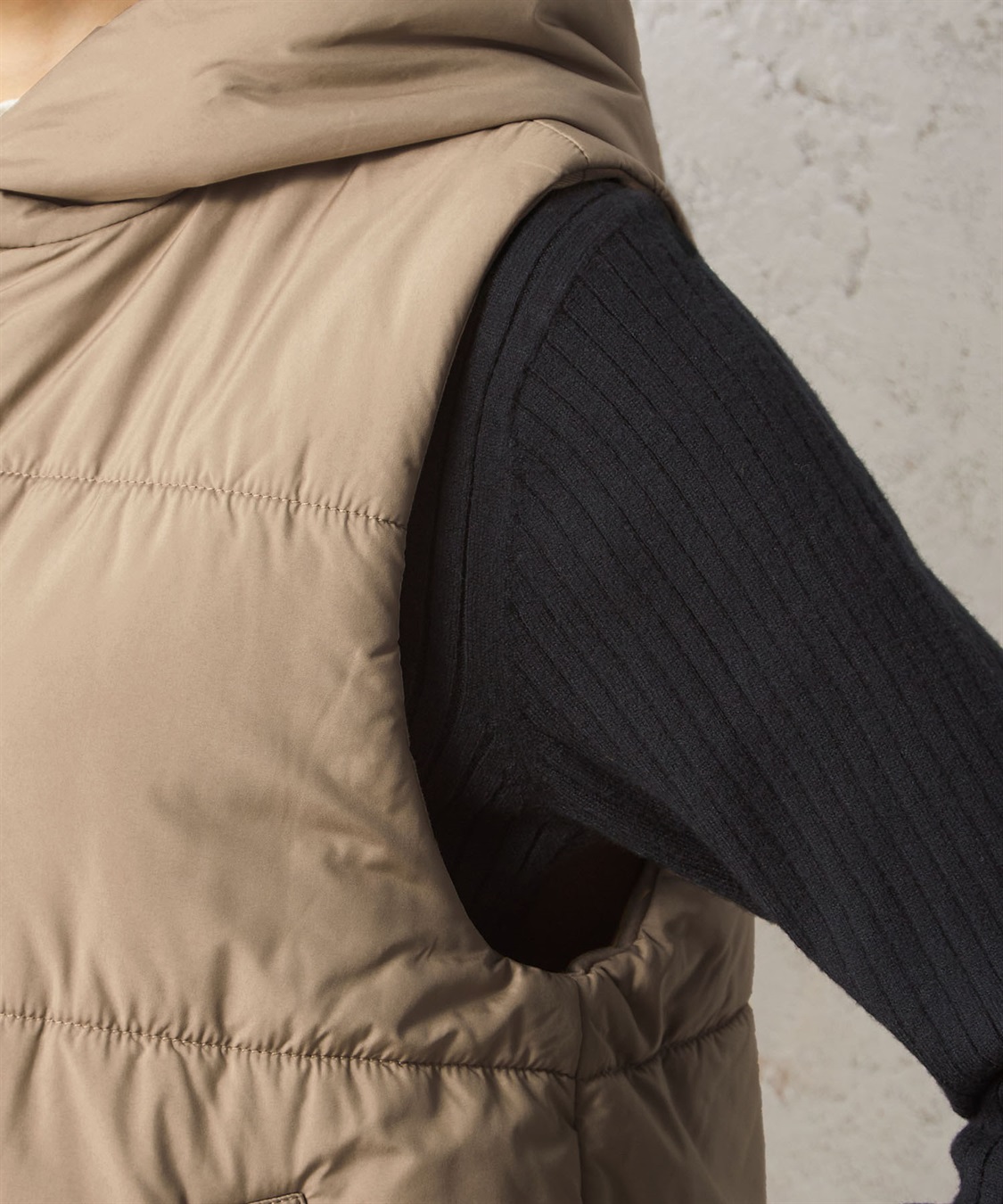 リバーシブル中綿ベスト Petit Honfleur｜クロスプラス公式通販サイト