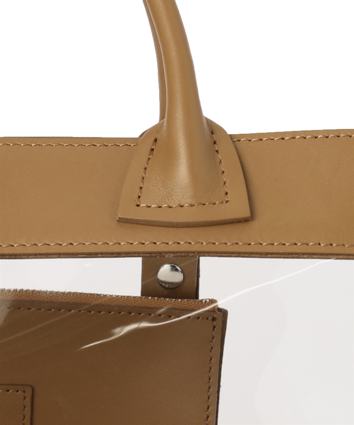 レザードッキングクリアトートバッグ 49AV JUNKO SHIMADA｜クロス