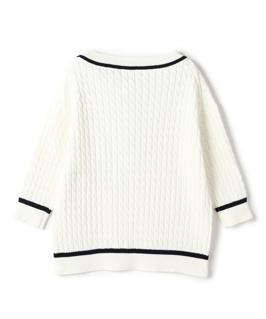 ケーブルニット7分袖トップス 49AV JUNKO SHIMADA｜クロスプラス公式