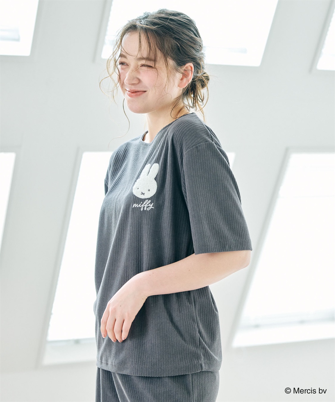 miffy/ミッフィー】パイルリブルームウェアトップス（上下別売り