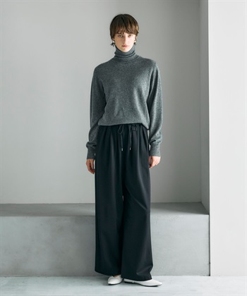 CASHMERE100%】カシミヤタートルネックニット N.O.R.C｜クロスプラス