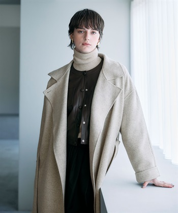 ジーロンウールシルクネップリバーコート N.O.R.C｜クロスプラス公式