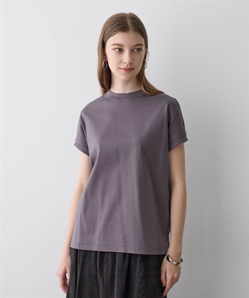 接触冷感】カラーモックネックTシャツ LE SOUK HOLIDAY｜クロスプラス