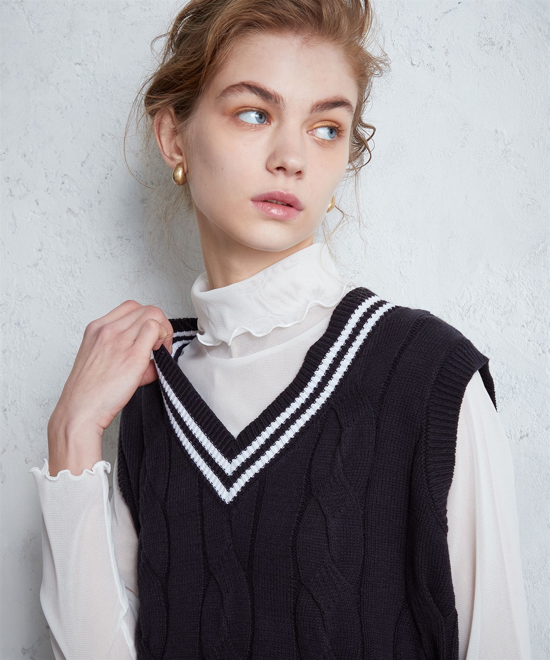 チルデンニットベスト LE SOUK HOLIDAY｜クロスプラス公式通販サイト