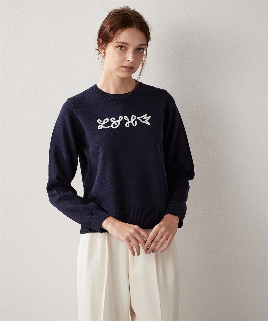 ロープ刺繍 ニットプルオーバー LE SOUK HOLIDAY｜クロスプラス公式