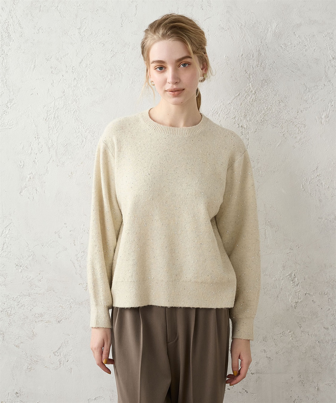 スパンコール ニットプルオーバー LE SOUK HOLIDAY｜クロスプラス公式