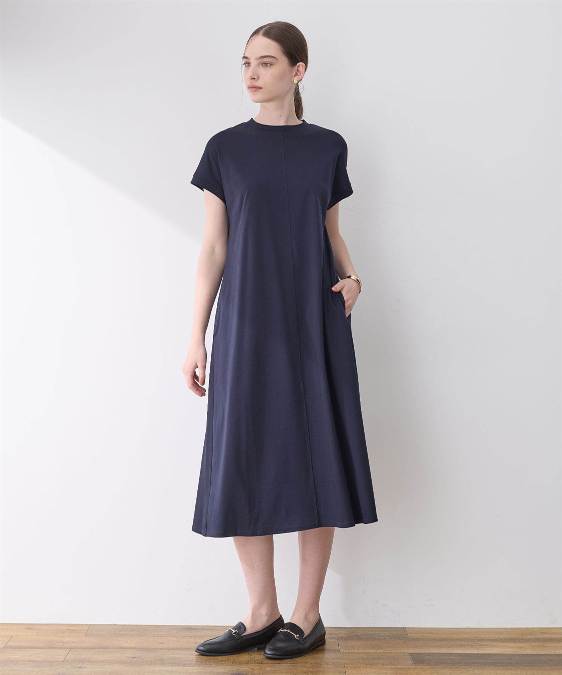 接触冷感】モックネックワンピース LE SOUK HOLIDAY｜クロスプラス公式