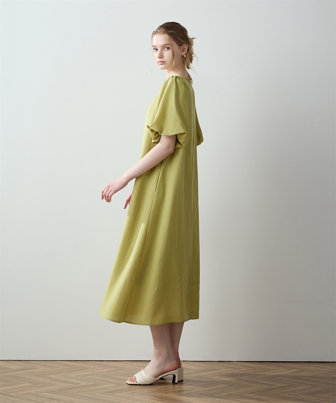バルーンスリーブワンピース LE SOUK HOLIDAY｜クロスプラス公式通販サイト