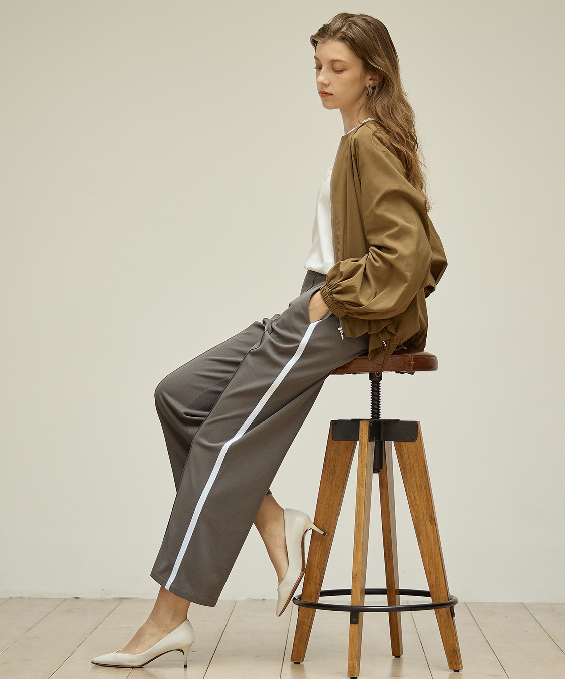 ジョーゼットサイドラインパンツ LE SOUK HOLIDAY｜クロスプラス公式