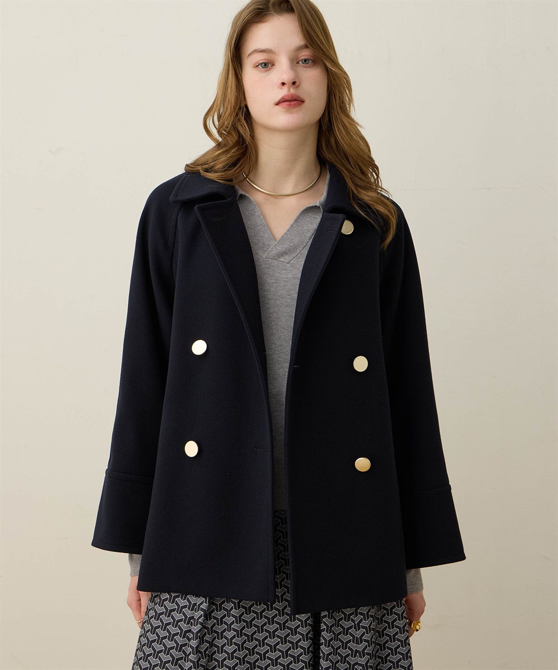 スタンドショートコート LE SOUK HOLIDAY｜クロスプラス公式通販サイト