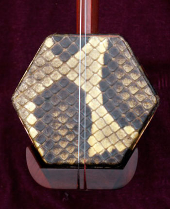 文革期以後の二胡 天津王乃正作紫檀六角二胡 - 二胡弦堂