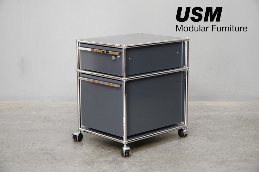 USM ハラー ロールボーイ 2段 キャスター ワゴン USM ハラー ロール