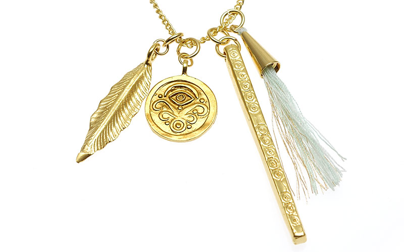 CHAN LUU ネックレス ペンダント NGZ-10279 mint crystal ALE&Co.,