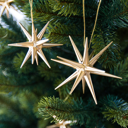 金の星 立体 (大)【ベツレヘムの星 / クリスマスオーナメント】 | ANDCHILD