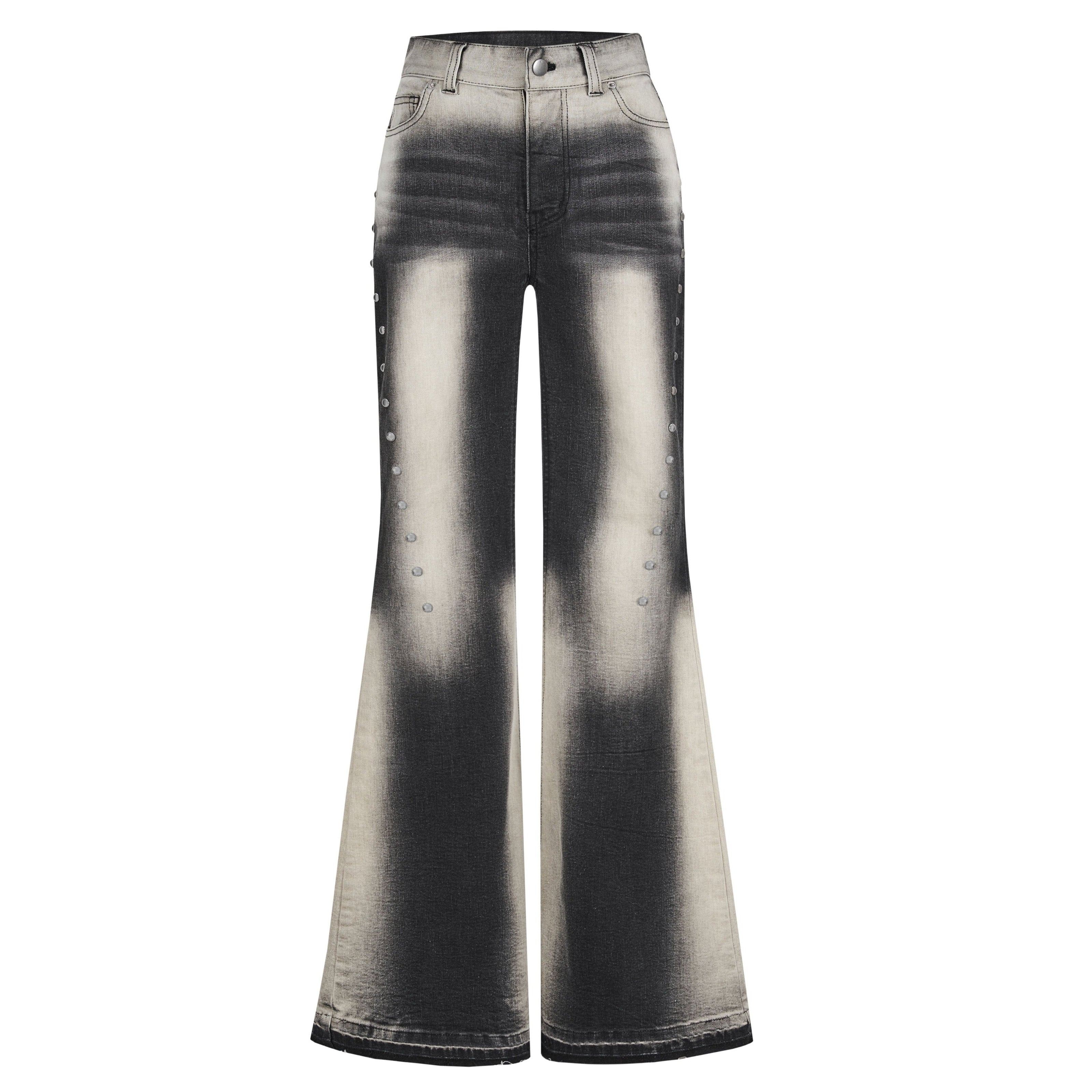 パンツ Andwang silent(and) lace denim pants M silent(and) lace