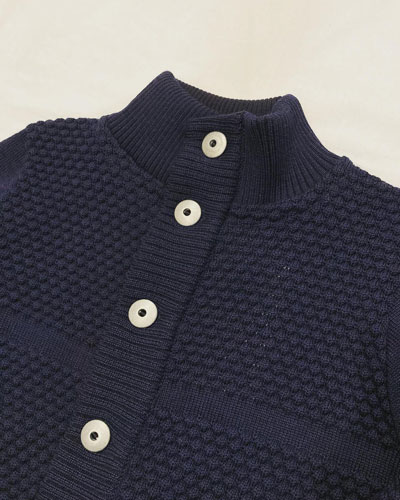 S.N.S. HERNING (エスエヌエスハーニング) Fisherman's knit Bubble
