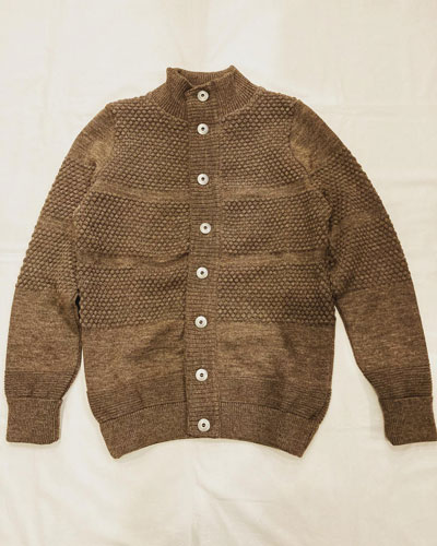 S.N.S. HERNING (エスエヌエスハーニング) Fisherman's knit Bubble