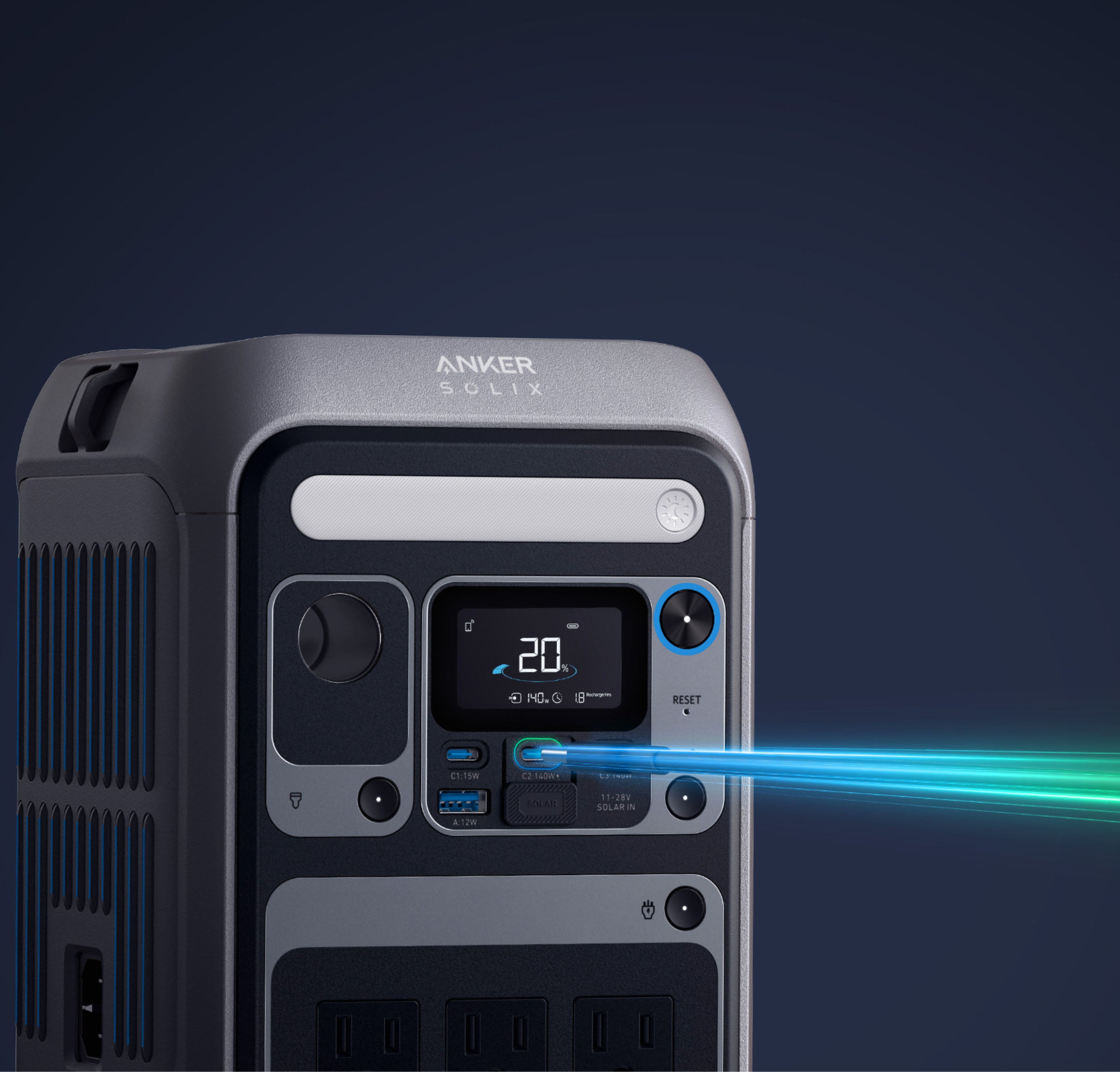 Anker Solix C300 Portable Power Station | 家族を守る、防災への第一