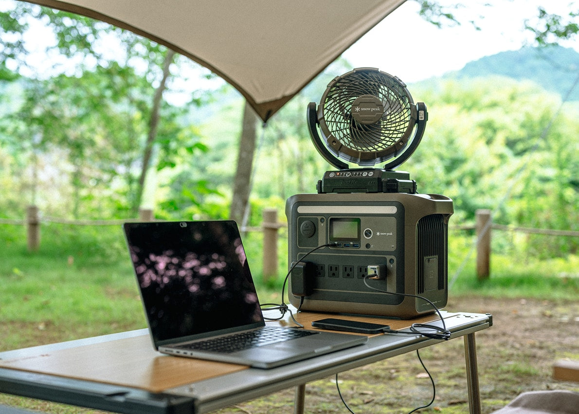 電源のある快適なキャンプ | AnkerとSnow Peakのコラボシリーズ