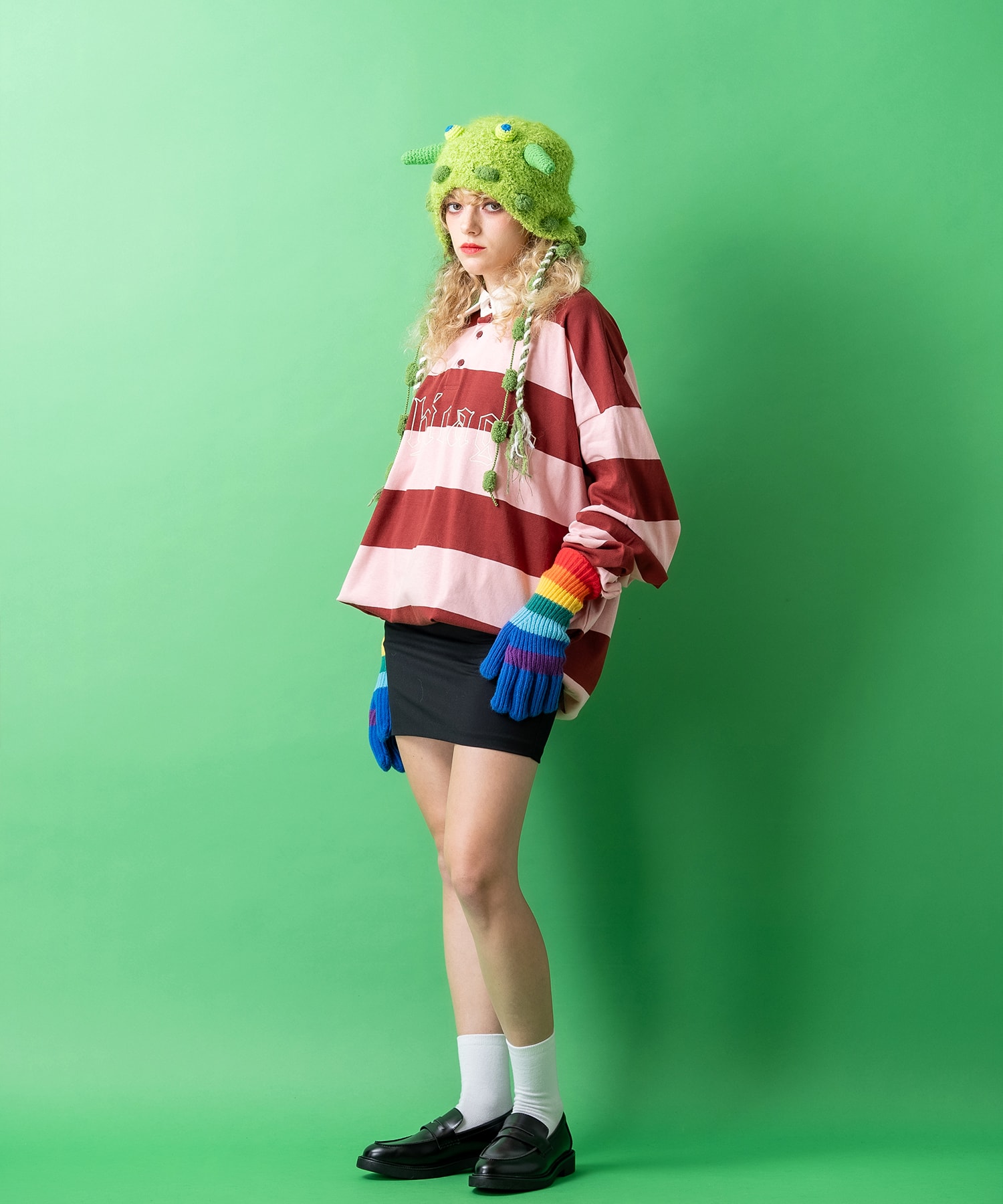 未確認モンスターイヤーフラップニット帽 / メンズ レディース ユニ