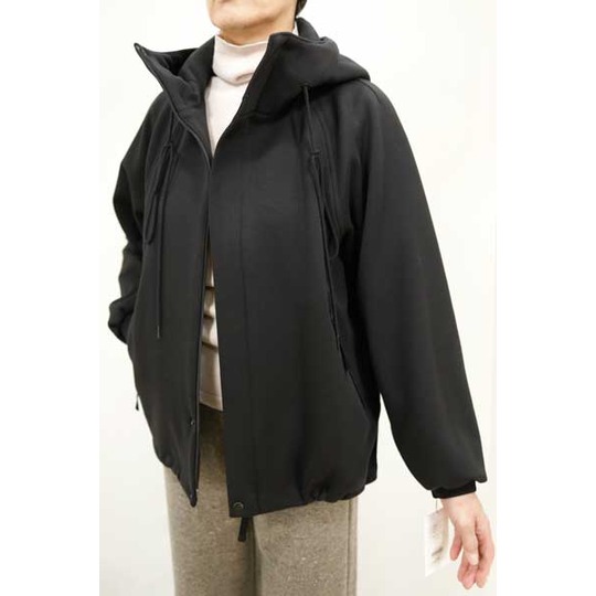 超長綿ボンバーヒートフードジップリラックスパーカーロング丈 商品詳細