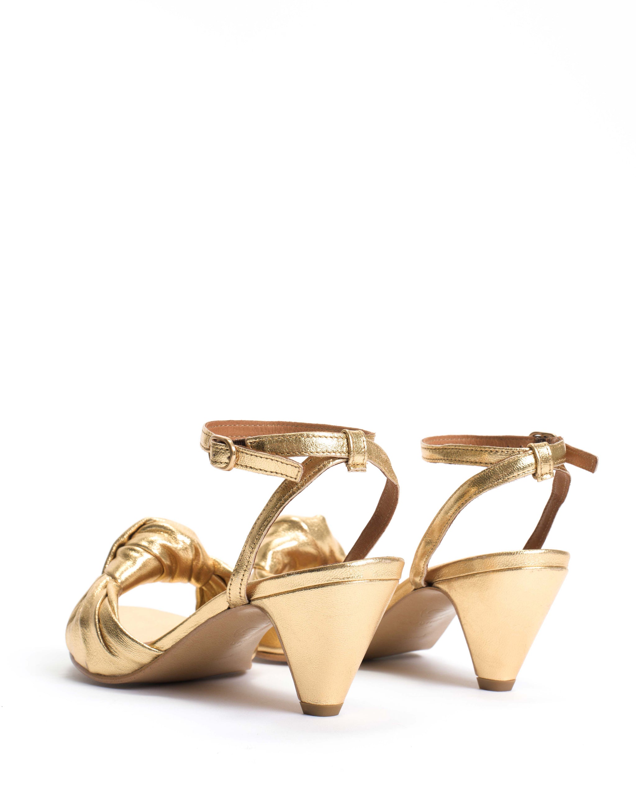 Aliza 50 stiletto Metallic goat Gold | Anonymous Copenhagen