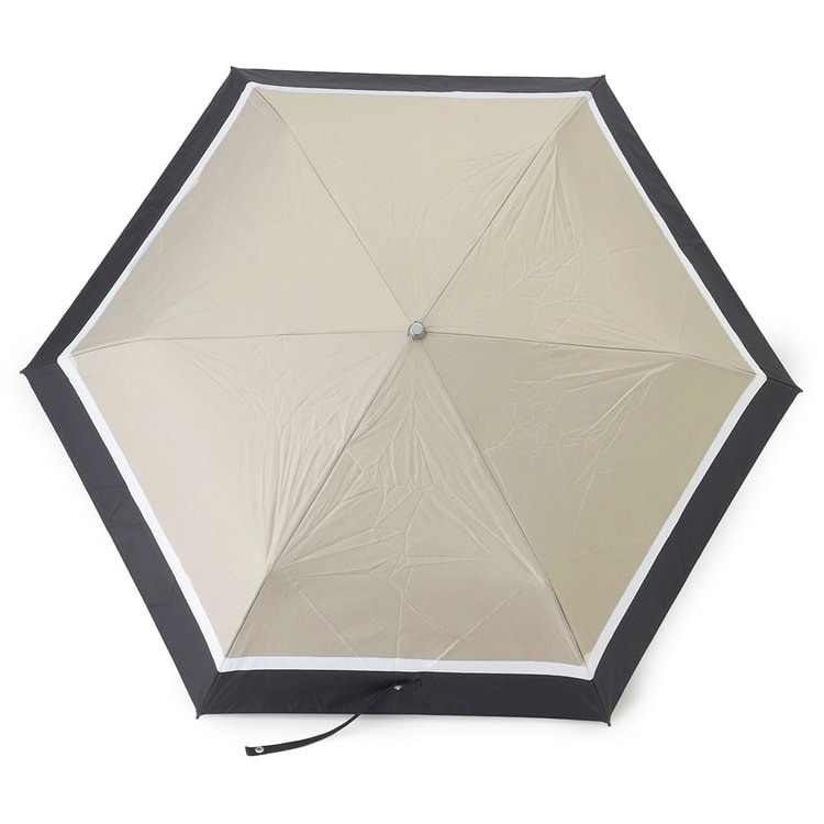 キンセキカット配色日傘 晴雨兼用 ベージュ【AOKI公式通販】