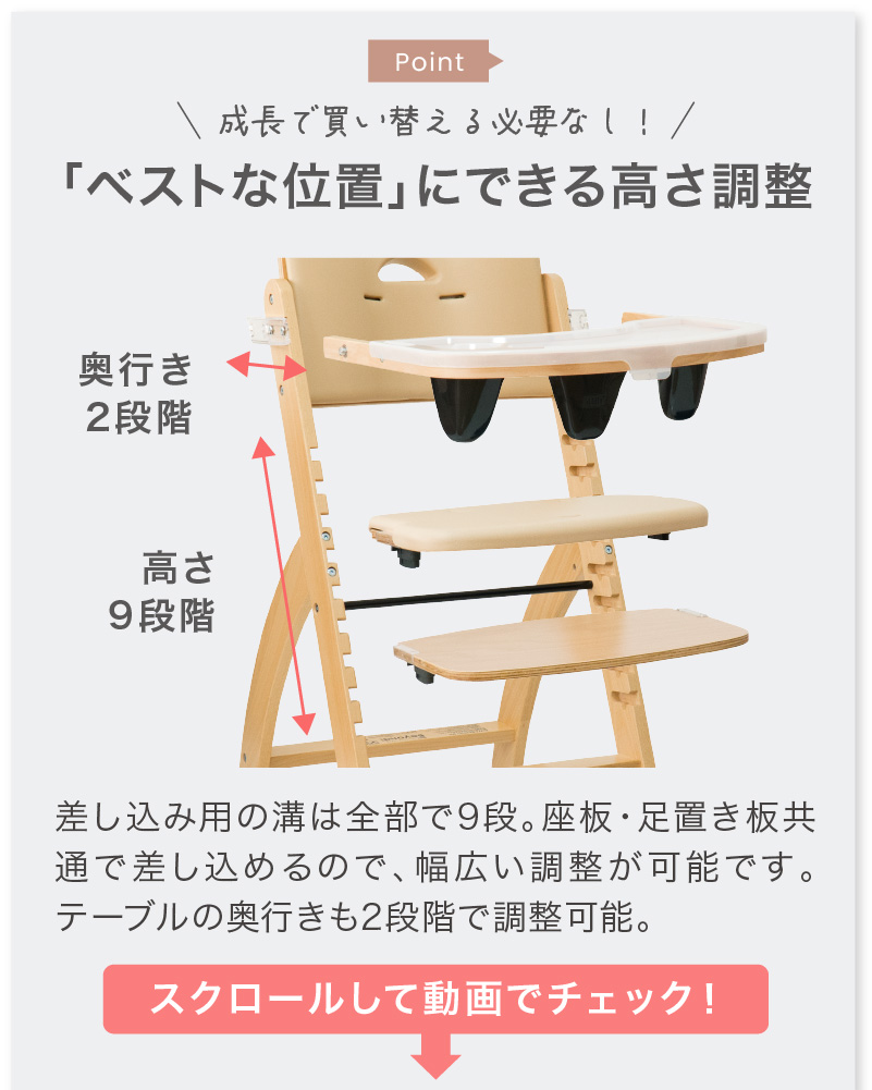 アウトレット品】 ビヨンドジュニア ベビーチェア ハイチェア 買い足し