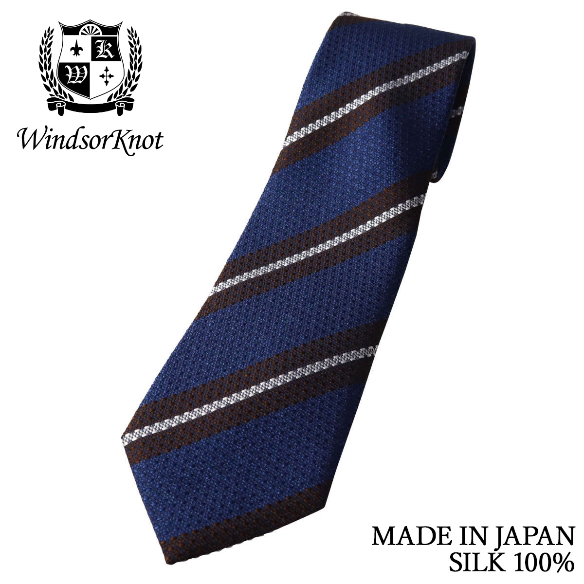 ネクタイ ネクタイ ビジネス ブランド ストライプ ネイビー 紺