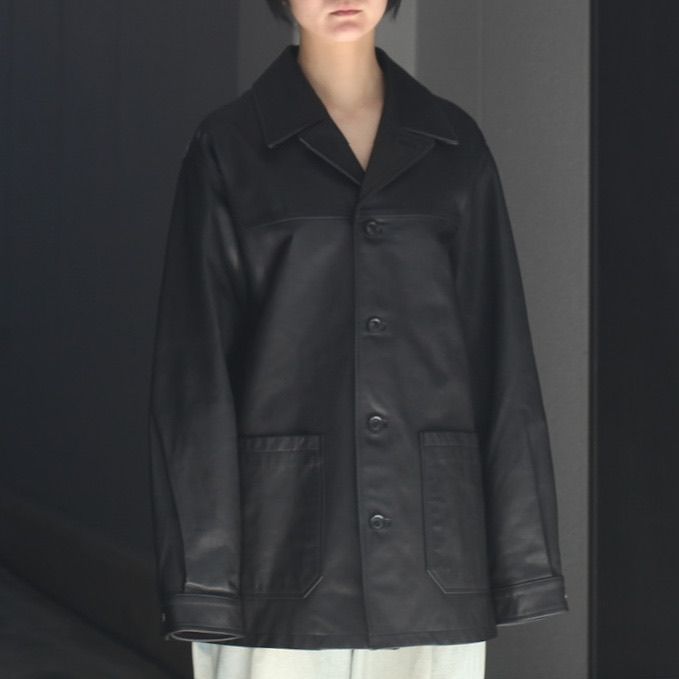 YOKE - 【残りわずか】Goat Leather Car Coat | ACRMTSM ONLINE STORE