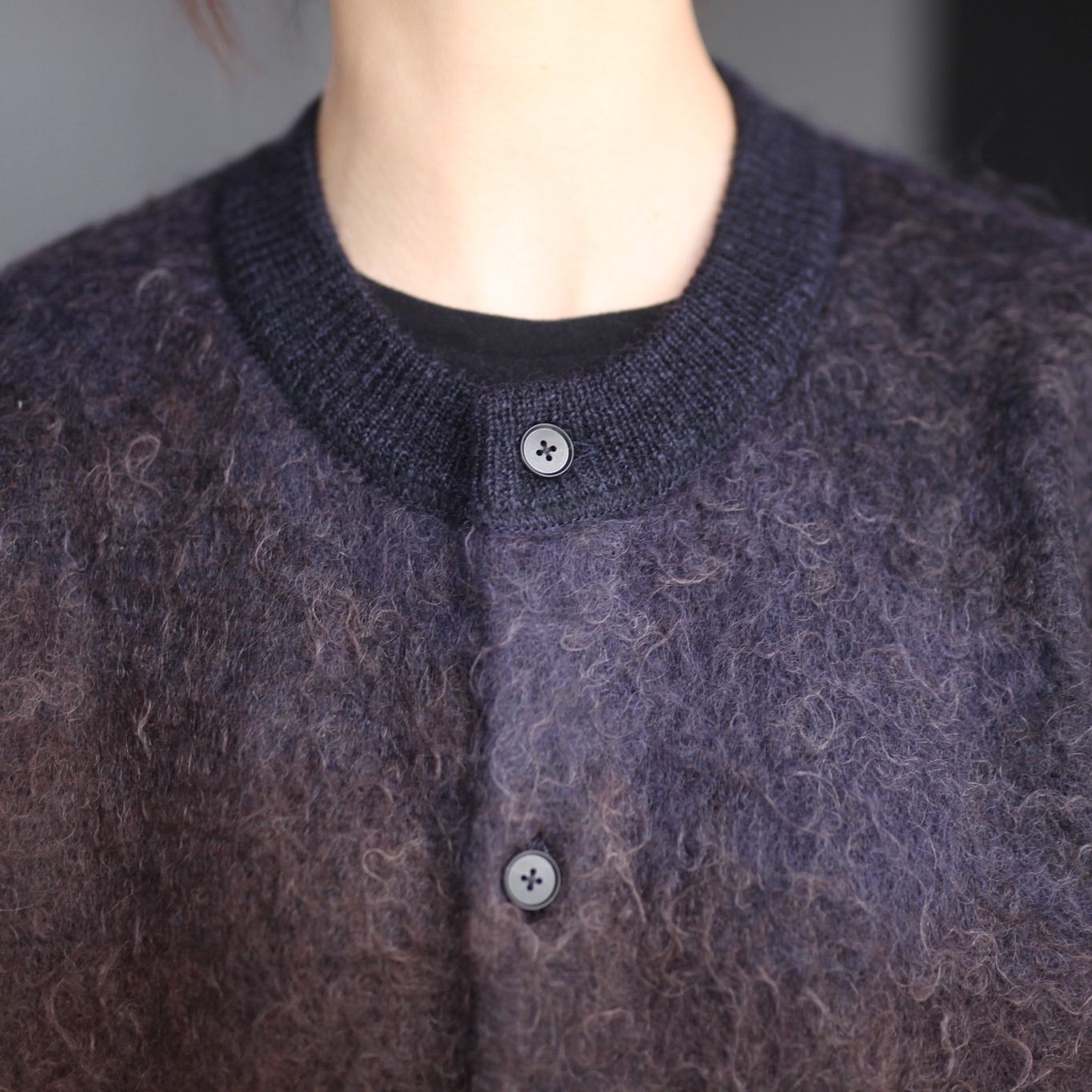 ssstein - 【残り一点】Gradation Mohair Knit Cardigan | ACRMTSM