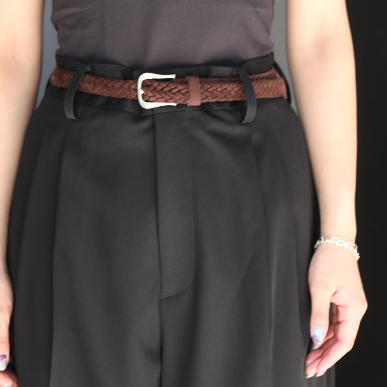 ssstein - 【残りわずか】Long Wide Trousers(2/90 WOOL GABARDINE