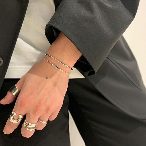 GARNI - 【お取り寄せ注文可能】Mix Chain Bracelet_No.1(SILVER