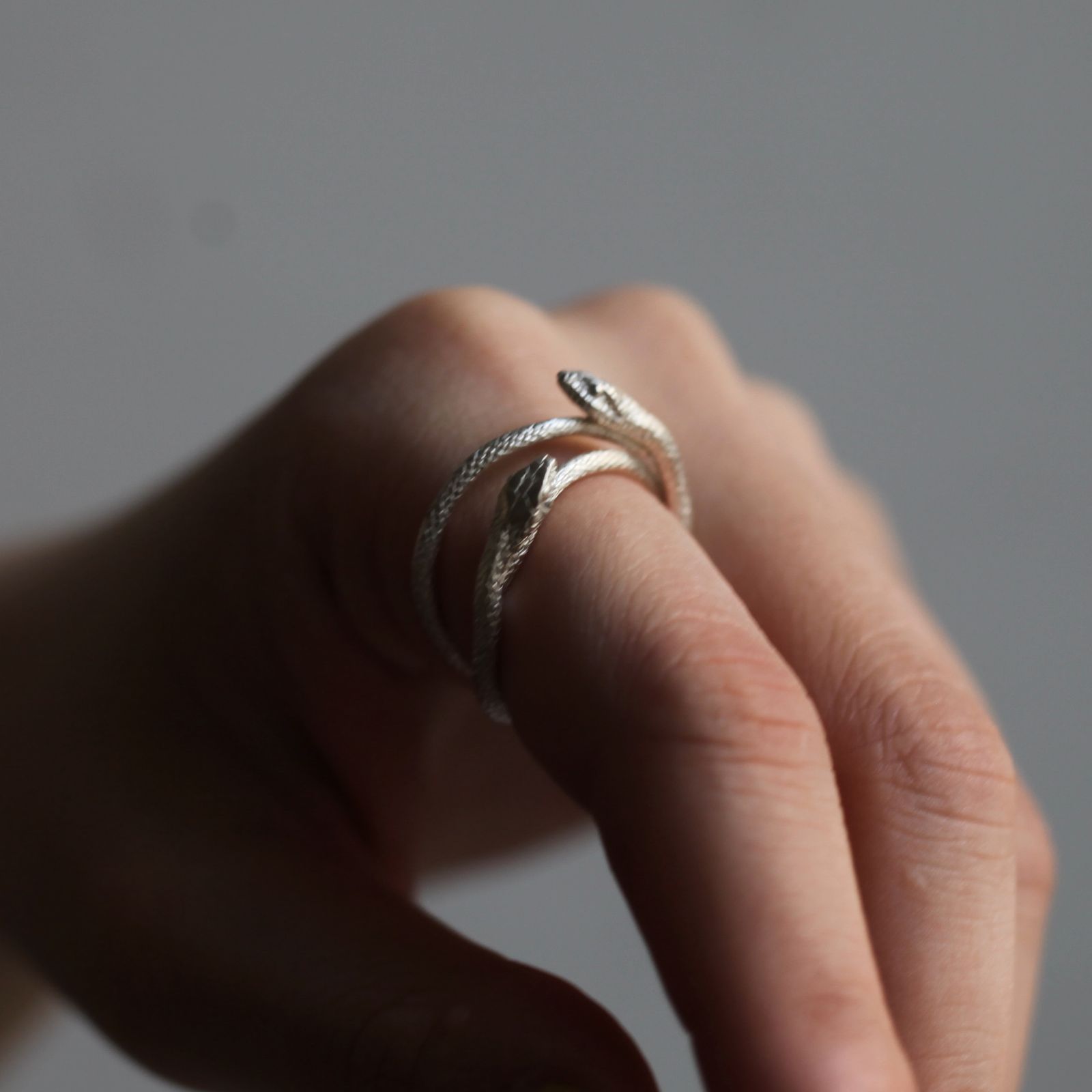 ELCAMI - 【お取り寄せ注文可能】蛇2連リング(SILVER) | ACRMTSM