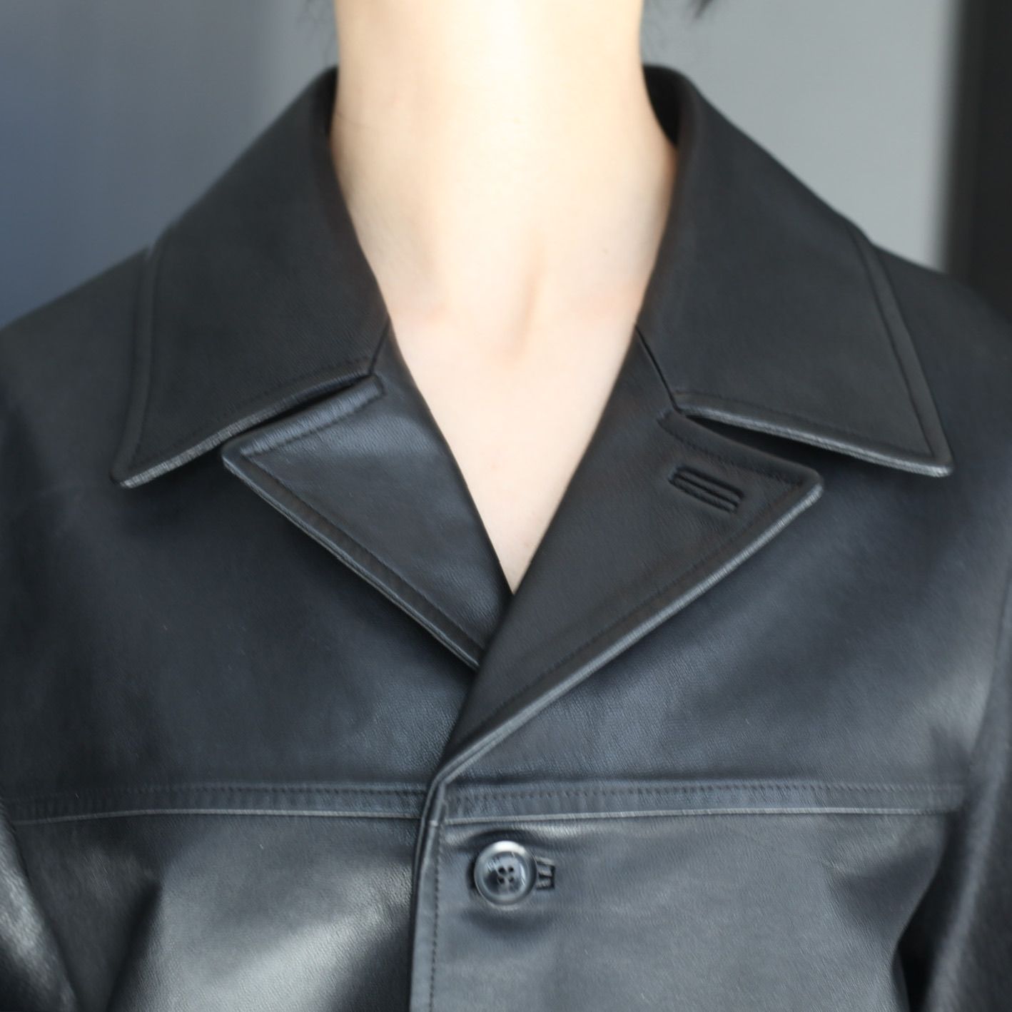 YOKE - 【残りわずか】Goat Leather Car Coat | ACRMTSM ONLINE STORE