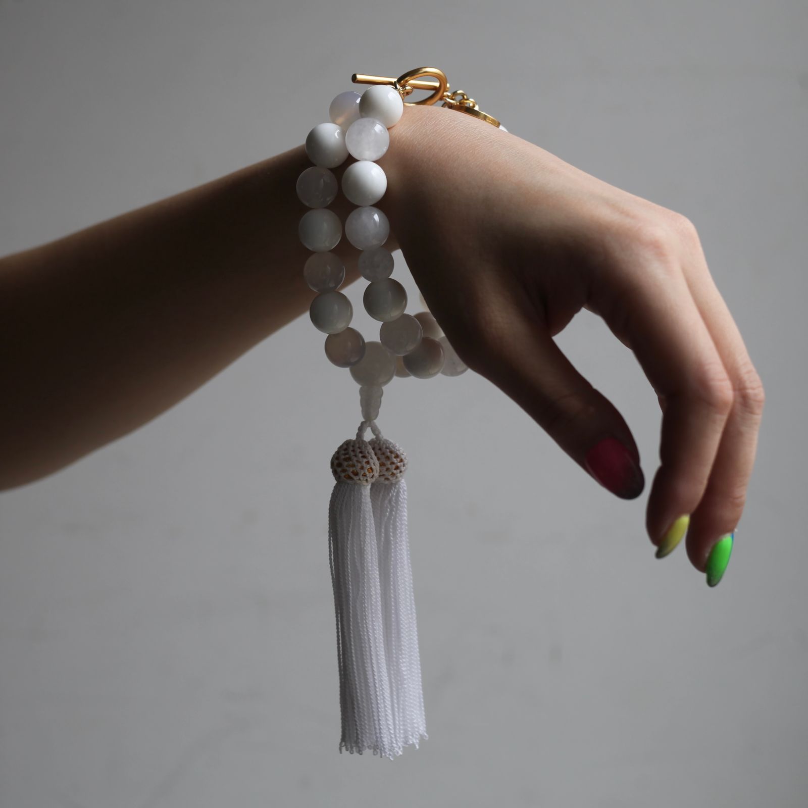 SOSHIOTSUKI - 【お取り寄せ注文可能】Double Juzu Bracelet(WHITE