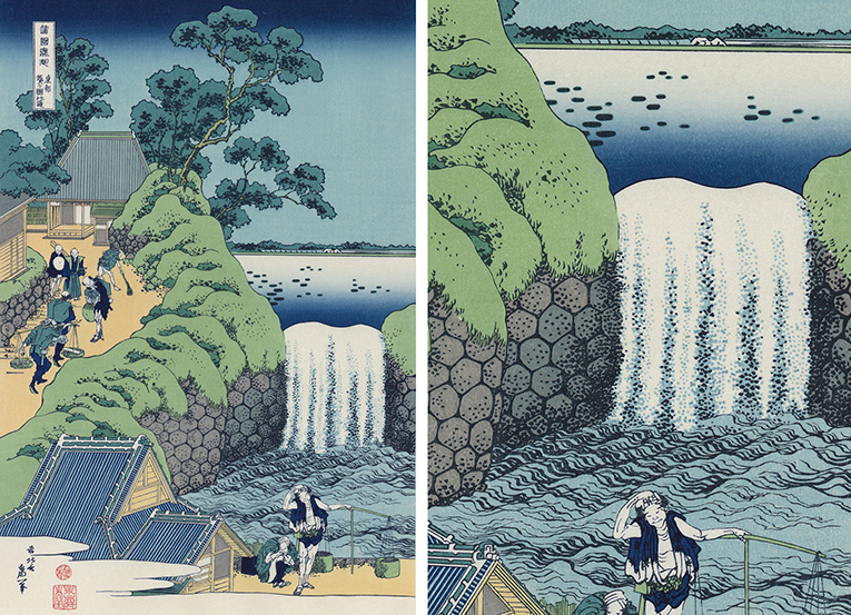 北斎生涯のテーマ、水の表現の集大成！「諸国滝廻り」｜【北斎今昔