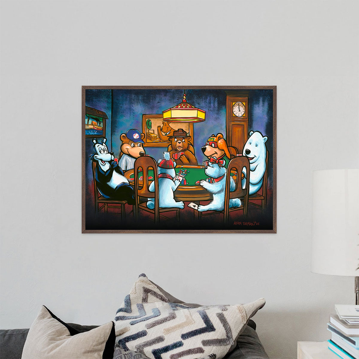 Bears Playing Poker - Fine Art Prints by MN Artist Adam Turman